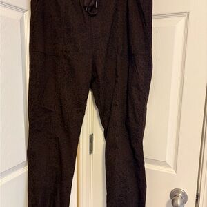 Men's Brown Leopard Print Pants